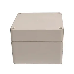 Caixa Plástica para Montagem 160mm x 160mm x 90mm - Branca
