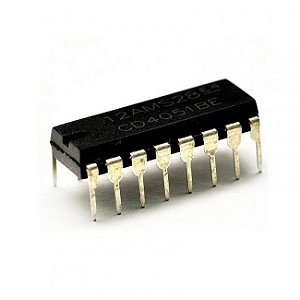 CI Decodificador CD4051 - Multiplexador/Demultiplexador
