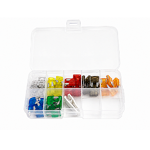 Kit Fusíveis Tipo Lâmina - 50 unidades