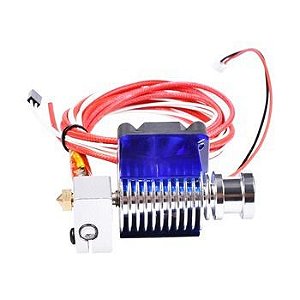 Hotend E3D V6 p/ Impressora 3D + Cooler + Termistor + Nozzle (Bowden)