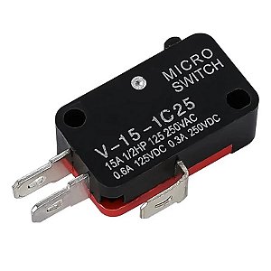 Chave Micro Switch V-15-1-C25 Sem Haste