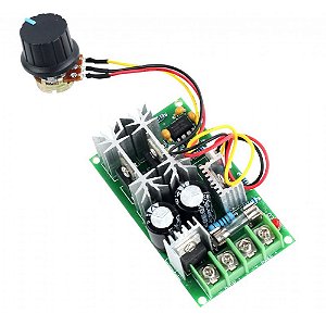 Módulo Controlador PWM 10-60V 20A - com Potênciometro