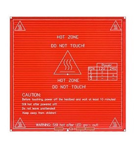 Mesa aquecida MK2B PCB 12V / 24V para Impressora 3D RepRap