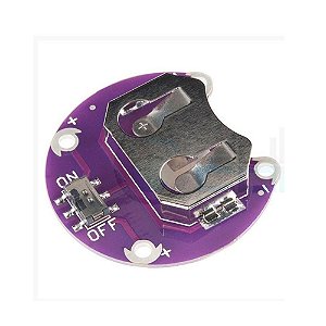 Módulo Suporte Bateria CR2032 Lilypad