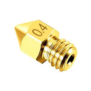 Bico para Hotend MK8 Impressora 3D - Nozzle - 0.4mm