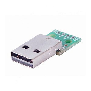Módulo Adaptador USB Macho 2.0 para DIP