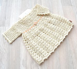 vestido de croche de la para bebe