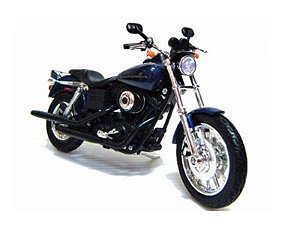 Moto Harley Davidson: Dyna Super Glide Sport (2004) - Azul - 1:12