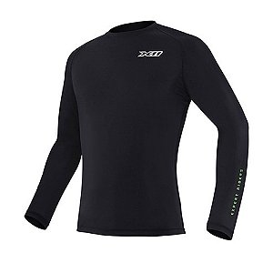 Blusa X11 Climate 2 Preta - Segunda Pele