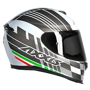 Capacete Axxis Eagle Italy White