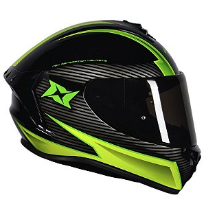 Capacete Axxis Draken Track Gloss Black Yellow