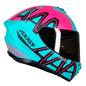 Capacete Axxis Draken Dekers Matt Tiffany Pink