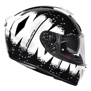 Capacete MT SV Blade 2 Oberon Preto/Branco