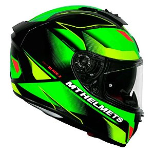 Capacete MT SV Blade 2 Fugue Green (Com viseira Solar)