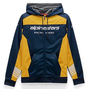 Moletom Alpinestars Sessions II Fleece Azul Ouro