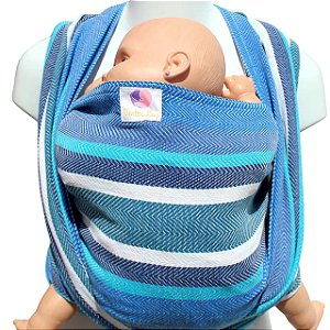 Sling Wrap Tons de azul