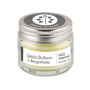 Mini Vela Limão Siciliano + Bergamota | Citrico