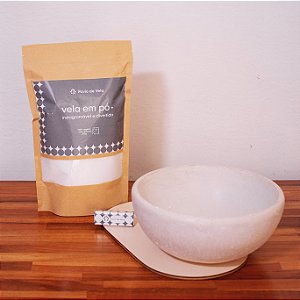 Kit Jardim | Bowl + Vela em Pó ✦