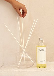 Kit Vidro Bolha + Refil para Difusor 500ml | Escolha a fragrância