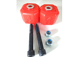 Coxim Lateral Do Motor Gm Opala Caravan 4cc E Chevette Em Pu