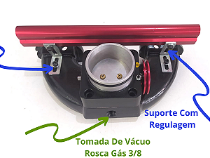Coletor De Admissão Para Injeção Do Opala Caravan e C10 4cc Com Tbi De 70mm