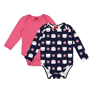 Body Bebê Menina De Cotton Com Estampa Da Minnie Brandili Baby