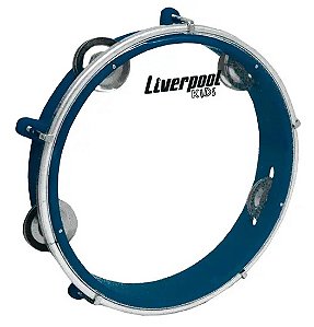 PANDEIRO JUNIOR 8" ABS AZUL PELE CRISTAL