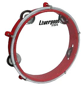 PANDEIRO JUNIOR 8" ABS VERMELHO PELE CRISTAL
