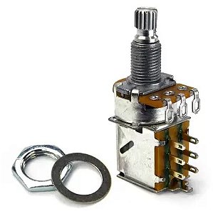 POTÊNCIOMETRO PUSHPULL B500K TONE PEQUENA / LONGO