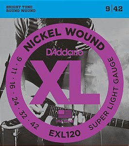 ENC. DADDARIO GUITARRA EXL120+B+PL009