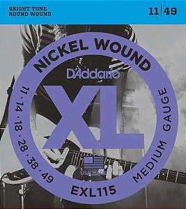 ENC. DADDARIO GUITARRA EXL115+B+PL011