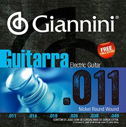 ENC. GIANNINI GUITARRA NIQUEL 0.011