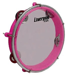 PANDEIRO JUNIOR 8" ABS ROSA PELE CRISTAL
