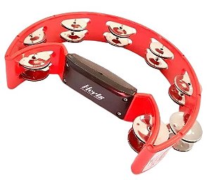 PANDEIRO MEIA LUA VERMELHO