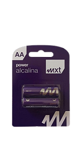 PILHA ALCALINA AA LR6 MXT BLISTER 2 UN