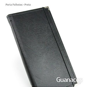 Porta Folhetos - Preto