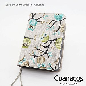 Capa de Bíblia Couro sintético - Corujinha