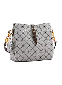 Bolsa feminina - Alça tiracolo - Cristal Clássico - Natural - Chenson 3484721