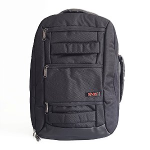 Mochila Versátil Executiva Viagem Impermeável - Republic Vix Preto - 8732212