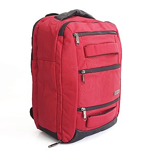 Mochila Versátil Executiva Viagem Impermeável - Republic Vix - Vermelho - 8732212