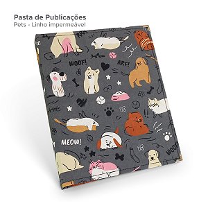 Pasta de Publicações - Linho Impermeável - Pets