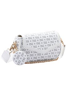 Bolsa Feminina Chenson Original - Elegance Luxo - Alça Tiracolo - Off White 3485087