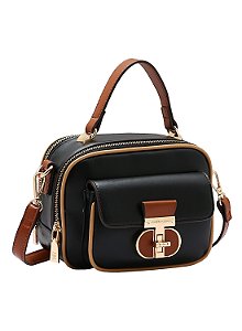 Bolsa Feminina Chenson Original - Utilitario Chic - Alça de Mão - Preto 3485054