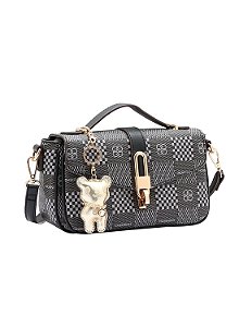 Bolsa Feminina Chenson Original - Elemento Gráfico - Alça de mão - Preto 3485099
