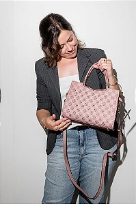 Bolsa Feminina Chenson Original - New Cristal - Alça de Mão - Rose 3485029