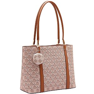 Bolsa Feminina Chenson Original - New Cristal - Alça de Ombro - Marrom 3485024