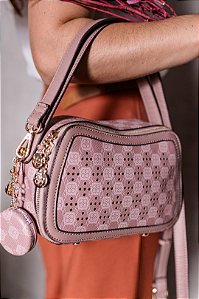 Bolsa Feminina Chenson Original - New Cristal - Alça de Mão - Rose 3485030