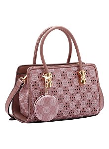 Bolsa Feminina Chenson Original - New Cristal - Alça de Mão - Rose 3485031