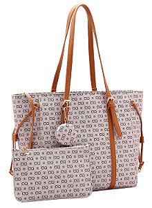 Bolsa Feminina Chenson Original - Alça de ombro - Elegance Luxo - Bege 3485079