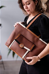 Bolsa Feminina Chenson Original - Colors - Alça de Ombro - Marrom 3484873